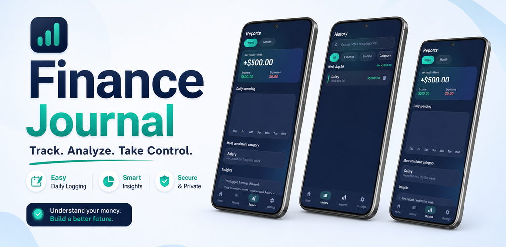 Finance Journal app preview